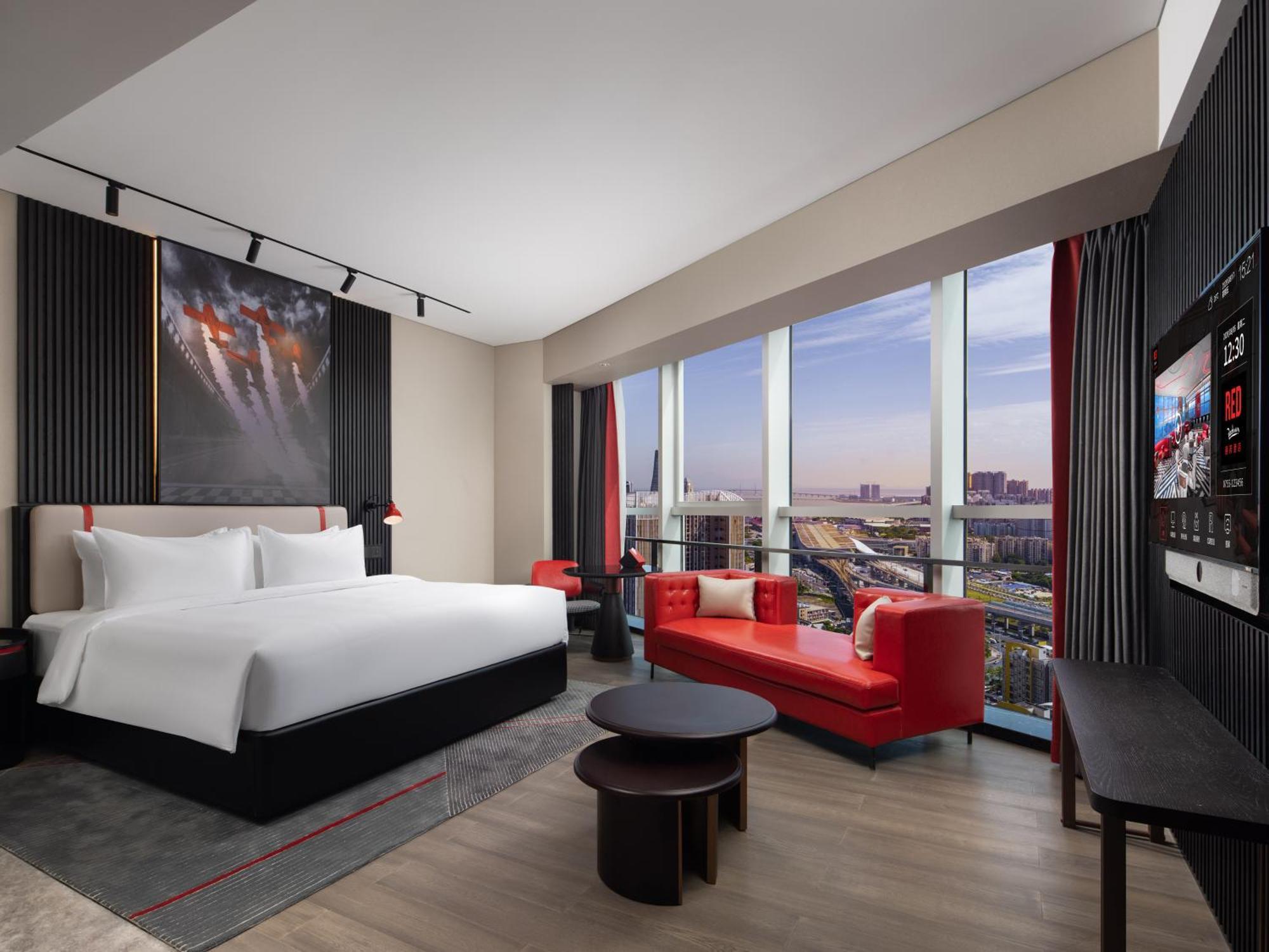 Radisson Red Hotel Zhuhai Gongbei Port Exterior foto